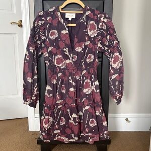 Cleobella Purple and Red Long Sleeve Dress
